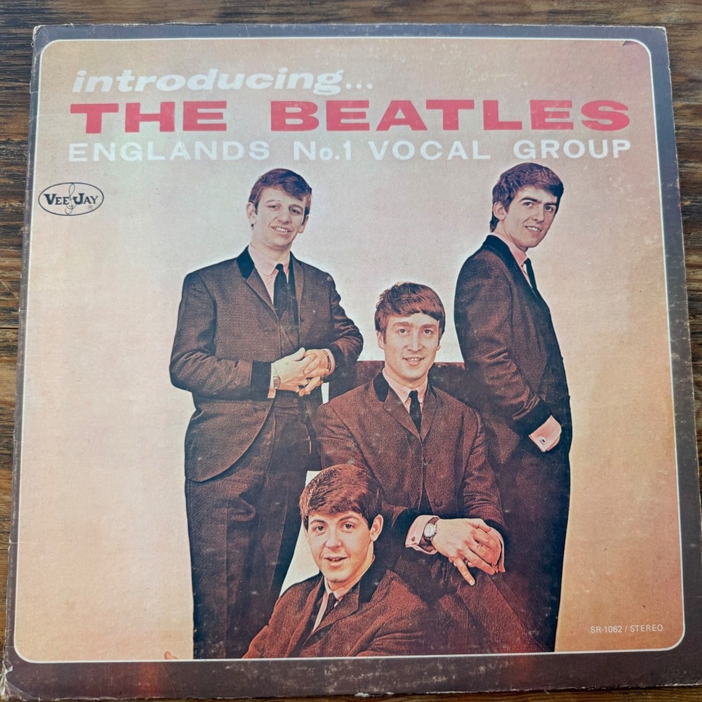 Introducing… The Beatles VJLP-1062‎ Stereo 63-3402 Rare Vintage Vinyl Record